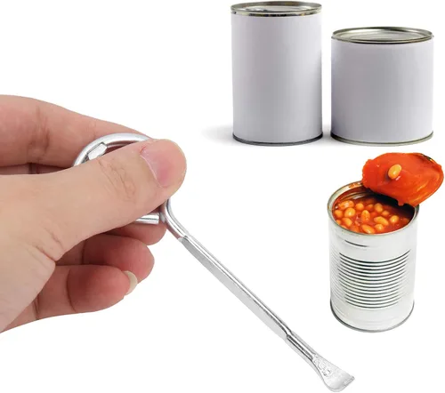 Miniatura 4 de Abrelatas de pintura de acero, 12 piezas de herramienta de apertura de cubo de pintura M10, removedor de tapa de lata de pintura al óleo 2 en 1