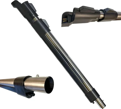 Miniatura 2 de Wessel-Werk Varita de vacío central telescópica con gestión de cables, construcción de acero inoxidable, compatible con cabezales eléctricos