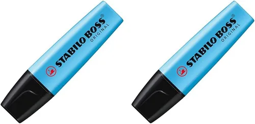 Miniatura 7 de STABILO BOSS - Resaltador original, azul, 0.197 in