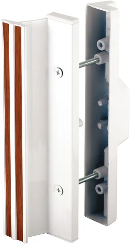 Miniatura 3 de Prime-Line C 1058 - Manija para puerta corrediza de patio de 3-15/16 pulgadas, color negro, estilo embutido (paquete individual)