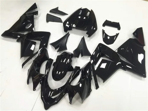 Miniatura 3 de Carenado negro brillante apto para Kawasaki Ninja 2004 2005 ZX10R ZX-10R nuevo molde de inyección ABS plásticos cuerpo kit cuerpo trabajo 04 05