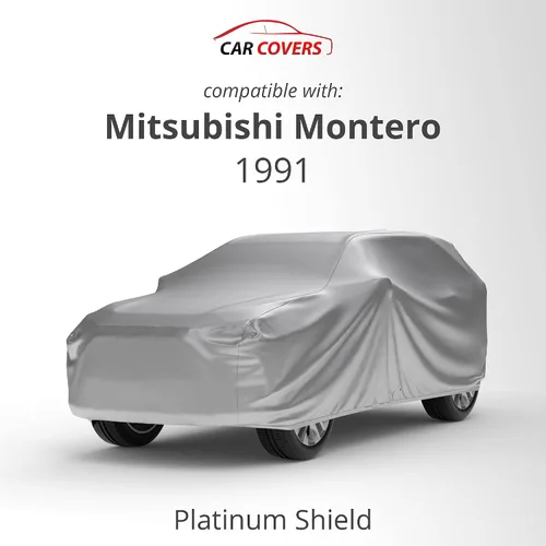 Miniatura 2 de Funda resistente a la intemperie para SUV compatible con Mitsubishi Montero 1991, exterior e interior, agua, nieve, sol, forro polar, incluye