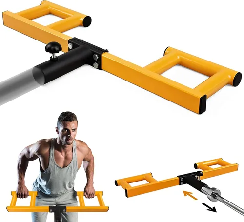Miniatura 8 de Yes4All Viking Press, Landmine Handle Attachment for 2-Inch Olympic Barbell – 3 Hand Grip Positions - Support Home Gym for Deadlift, Squat Workout