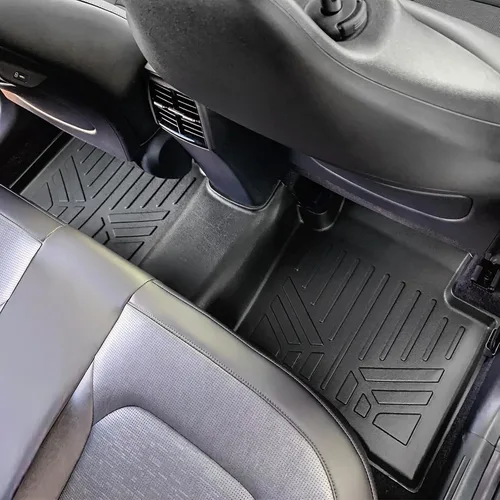 Miniatura 2 de SMARTLINER Juego de alfombrillas de segunda fila para todo tipo de clima, compatibles con Kia NIRO Hybrid 2023-2025