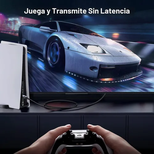 Miniatura 3 de UGREEN Cable Ethernet Cat 8 de 25 pies, cable de red trenzado de alta velocidad de 40 Gbps 2000 Mhz Cat8 RJ45 blindado para interiores, cables LAN