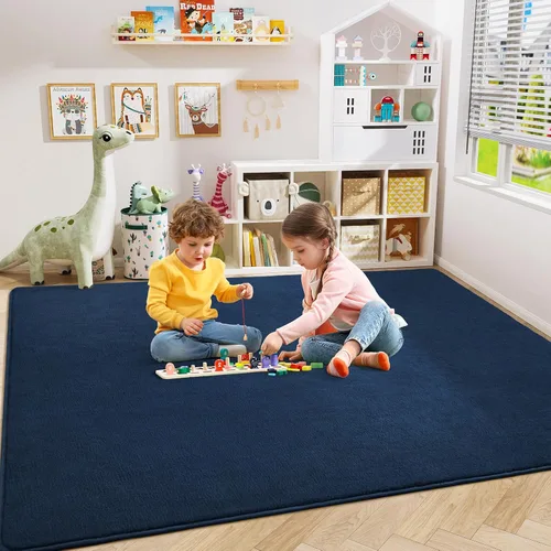 Miniatura 12 de Amearea Alfombras modernas para dormitorio, sala de estar, alfombra de espuma viscoelástica gruesa de 4 x 6 pies, alfombra de espuma viscoelástica