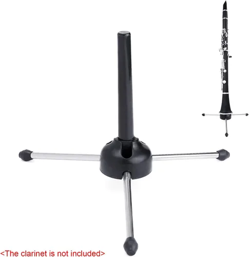 Miniatura 8 de Andoer Soporte de trípode portátil plegable para oboe flauta clarinete saxofón recto instrumento de viento