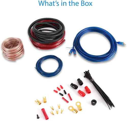 Miniatura 7 de Legacy Kit de cableado de audio para automóvil, conexión de amplificador de 1600 vatios para unidad principal de batería con cable de alimentación