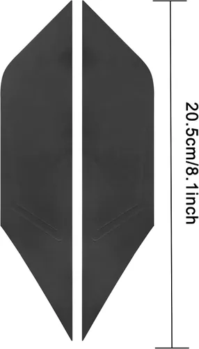 Miniatura 2 de TOMALL Película de vinilo compatible con Honda Civic Sedan Coupe Hatchback 2016-2021 marcador lateral Fender luces intermitentes tintado calcomanías