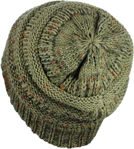 Miniatura 90 de C.C Trendy Warm Chunky Soft Stretch Cable Knit Beanie