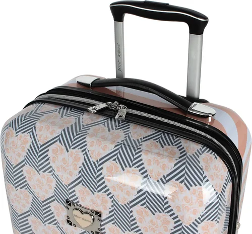 Miniatura 5 de Betsey Johnson Maleta rígida de equipaje de 3 piezas con ruedas giratorias (20 pulgadas, 26 pulgadas, 30 pulgadas) (talla única, puntal flamenco)..