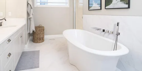 Miniatura 6 de Grifo de bañera de montaje en pared de níquel cepillado con ducha de mano y caño de cascada ancho alto caudal, SUMERAIN