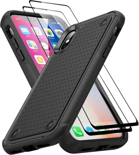 Miniatura 269 de Jeylly Funda para iPhone SE/Funda para iPhone 5S, Exterior de Plástico Duro que Absorbe Golpes + Interior de Silicona de Goma Defensor contra