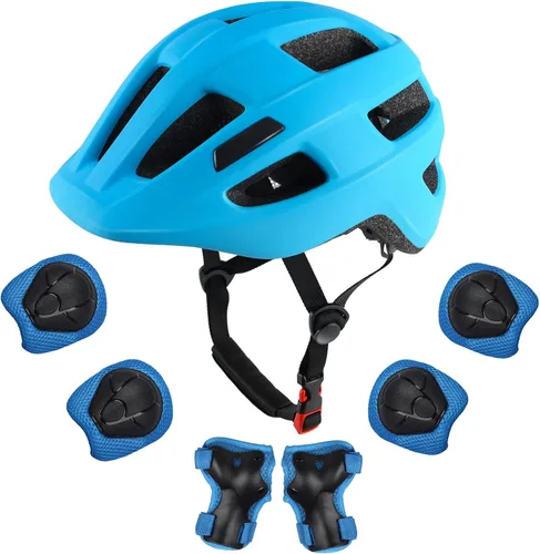 Miniatura 21 de Casco de bicicleta para niños de 1 a 8 años, cascos ajustables para niños y niñas, casco ligero para niños, ciclismo, scooter, deportivo, 18.9-21.3