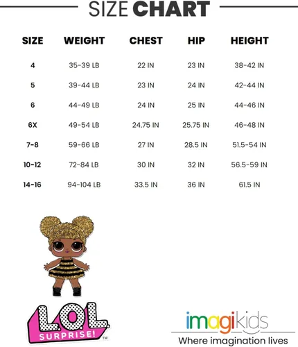 Miniatura 6 de L.O.L. Surprise! Queen Bee - Vestido de malla para niñas pequeñas a niños grandes