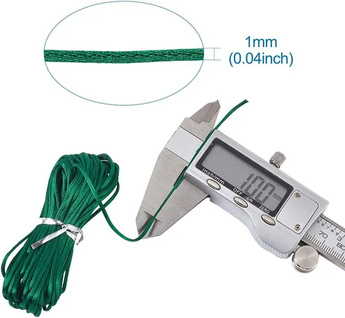 Miniatura 2 de Elecrelive - Cuerda de nailon de 200 yardas para pulseras, 200 yardas, cuerda de nailon para pulseras, 20 colores para collar, pulsera, joyería