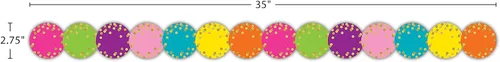 Miniatura 6 de Círculos de confeti para maestros con borde troquelado