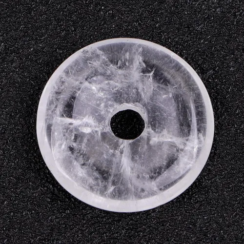 Miniatura 32 de GEM-Inside Rock Quartz Gemstone Loose Beads Genuine Natural Doubt Pink Ring Crystal Energy Stone Power para aretes colgantes, fabricación de joyas
