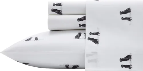 Miniatura 19 de Eddie Bauer - Sábanas tamaño Queen, juego de ropa de cama de percal de algodón, decoración del hogar crujiente y fresca (Canoe Lake Paddle, Queen)