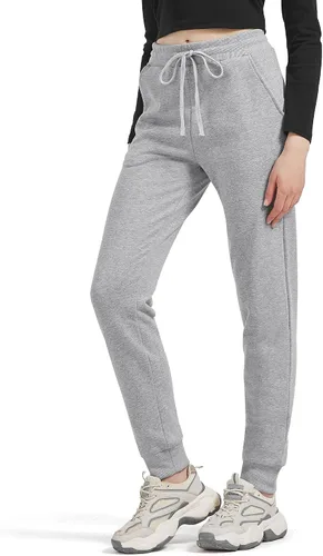 Zylioo Pantalones deportivos altos para mujer, pantalones deportivos de algodón extra largos para mujeres altas, pantalones deportivos de