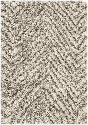 Miniatura 3 de SAFAVIEH Hudson Shag Collection - Alfombra decorativa de 2 x 3 pies, diseño de cheurón, no desprende pelusa y de fácil cuidado, 2 pulgadas
