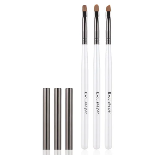 Miniatura 15 de Cepillos de limpieza de uñas, cepillos de uñas para limpiar errores de esmalte en las cutículas, cepillo de uñas resistente a acetona, cepillos