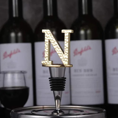 Miniatura 3 de Miicol Tapón de vino, Prosecco Topper, Tapón de champán personalizado, Accesorios de vino de oro, Regalo de los amantes del vino, regalo de Oro rosa
