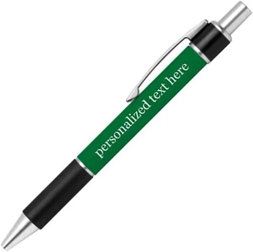 Miniatura 31 de Bolígrafo personalizado – Nombre o mensaje personalizado – Colores o impresiones – Regalo de papelería, suministros para la escuela de negocios