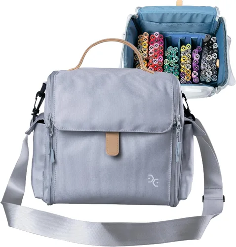 Miniatura 10 de Togood - Mochila ultra grande para guardar rotuladores, bolsa de hombro para bolígrafos. Capacidad para hasta 300 bolígrafos
