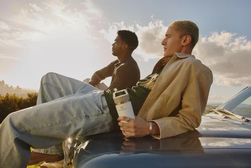 Miniatura 8 de Stanley Cafe To Go - Taza de viaje de 16 onzas Tapa hermética de dos partes para beber Vaso térmico para café, té y bebidas Taza de café Frost