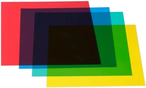 Miniatura 5 de 15.8X19.7inch/40X50cm Filtro de Geles de Iluminación para Geles, Rollo de Corrección de Color Transparente Lámina de Plástico para Luz