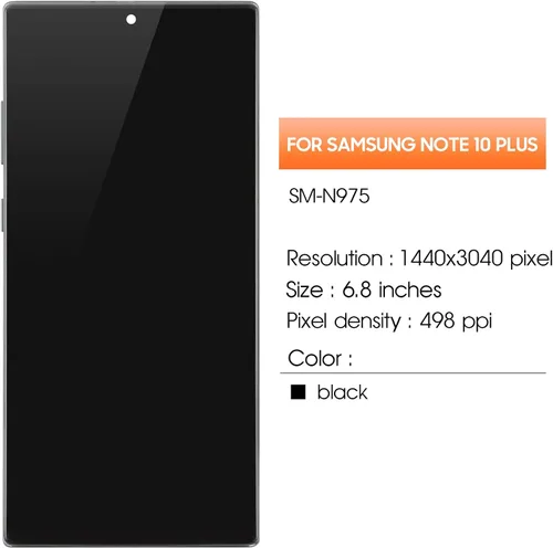Miniatura 2 de INCELL - Pantalla de repuesto para Samsung Galaxy Note 10 Plus para Samsung Note 10 Plus, pantalla LCD N975F SM-N975U, digitalizador LCD, montaje