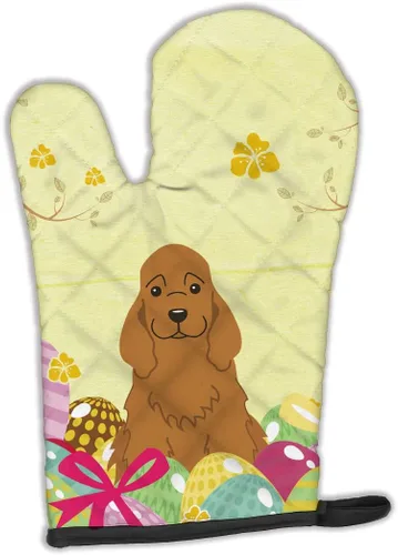 Miniatura 340 de Caroline's Treasures BB2732OVMT Dog House Collection Border Collie - Guante de horno grueso resistente al calor para sartenes calientes y horno