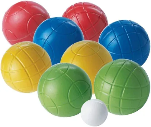 Miniatura 4 de Franklin Sports Juego de bolas de petanca — 8 bolas de petanca para todo tipo de clima y 1 pallino — Juego de playa, patio, césped o fiesta al aire