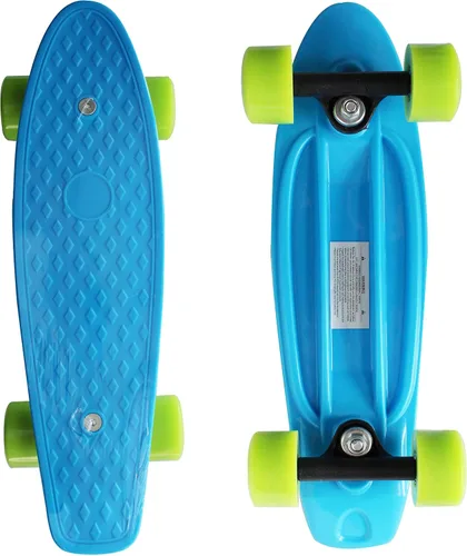 Mini patineta de 17 x 5 pulgadas con diseño superior, mini patineta Cruiser para principiantes con rodamiento ABEC-7 y ruedas de poliuretano suave