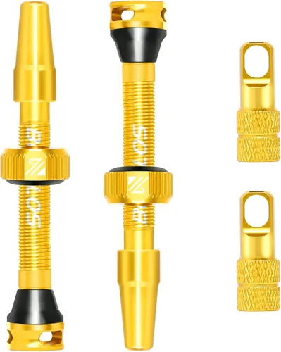 Miniatura 28 de BUCKLOS Vástago de válvula Presta sin cámara 40/44/55/60/65/80/100 mm, kit de vástago de válvula con herramienta de extracción de núcleo para Varios