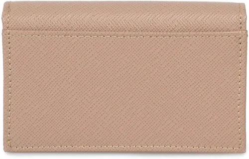 Miniatura 5 de Prada Cartera pequeña de piel Saffiano beige para mujer 1MC122, Beige, Cartera con tarjetero