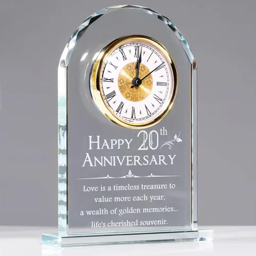 Miniatura 11 de YWHL Regalos de Reloj del 25º Aniversario de Boda para Pareja, Regalos de Recuerdo del 25º Aniversario para Esposo/Esposa, Decoración de Reloj