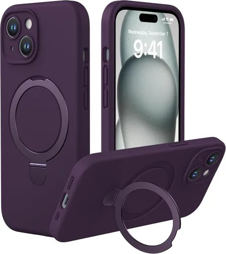 Miniatura 12 de CellEver Funda magnética fuerte para iPhone 14 Pro Max [para carga MagSafe] [protección de cámara] protección de alta resistencia, funda de silicona