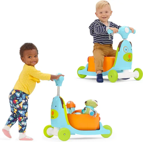 Miniatura 11 de Skip Hop juguete 3 en 1 para bebés, caminador, carrito de juguete, para empujar, con forma de perro