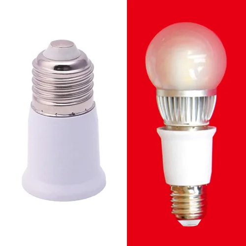 Miniatura 3 de Extensor de Enchufe E26 - Base Media Estándar, Adaptador de Enchufe de Extensión de 6.5 cm, Extensión de Enchufe de Bombilla, Adaptador de Soporte