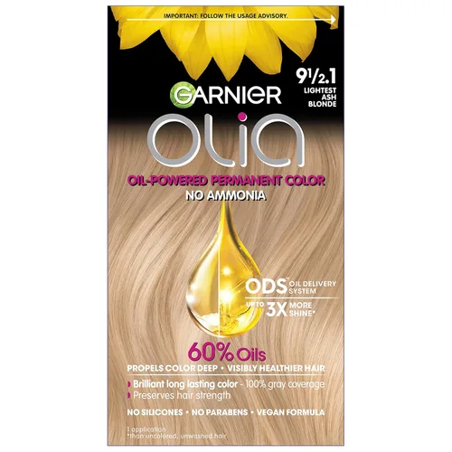 Miniatura 16 de Garnier Olia Tinte para el cabello permanente rico en aceite de color brillante sin amoníaco, 5.0 marrón medio (paquete de 2) tinte para el cabello