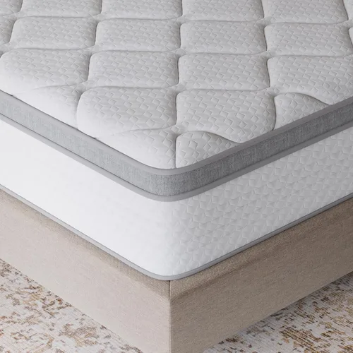 Miniatura 11 de Novilla Colchón individual de 12 pulgadas, colchón híbrido de tamaño individual en una caja, espuma viscoelástica de gel y resortes individuales