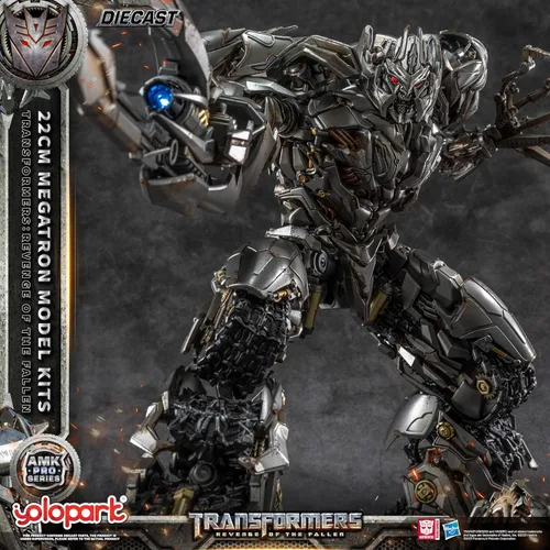 YOLOPARK Megatron Transformers Juguetes Revenge of The Fallen Figura de Acción - Versión Fundida, Serie AMK PRO 8.66 Pulgadas Kit de Modelo de