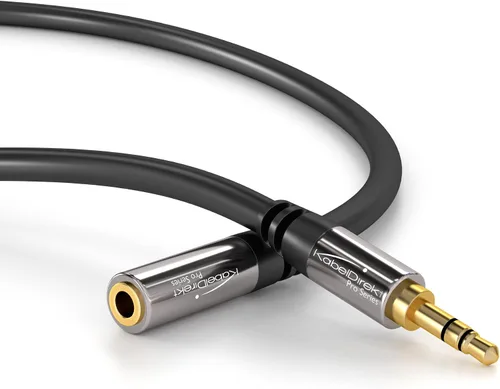 Miniatura 4 de KabelDirekt cable de extensión de audio estéreo macho a hembra (1/8 pulgada)