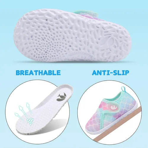 Miniatura 265 de FEETCITY Baby Boys Girls Water Sport Shoes Barefoot Kids Aqua Socks Quick-Dry Beach Swim Pool Shoes