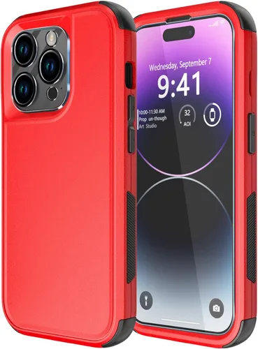 Miniatura 26 de Diverbox Funda para iPhone 15 Plus [a prueba de golpes] [a prueba de caídas] [protector de pantalla de vidrio templado], funda de protección