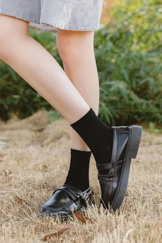 Miniatura 3 de SRYL Calcetines casuales de algodón de moda para mujer W1005