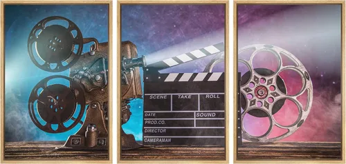 Miniatura 111 de wall26 Lienzo enmarcado para pared, juego de arte exótico tropical, océano, mar, avión, puesta de sol, transporte, fotografía, realismo, decorativo