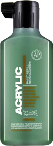 Miniatura 43 de Montana - Recambios de tinta de marcador acrílico, botella de 6.1 fl oz, luz verde choque (045461)